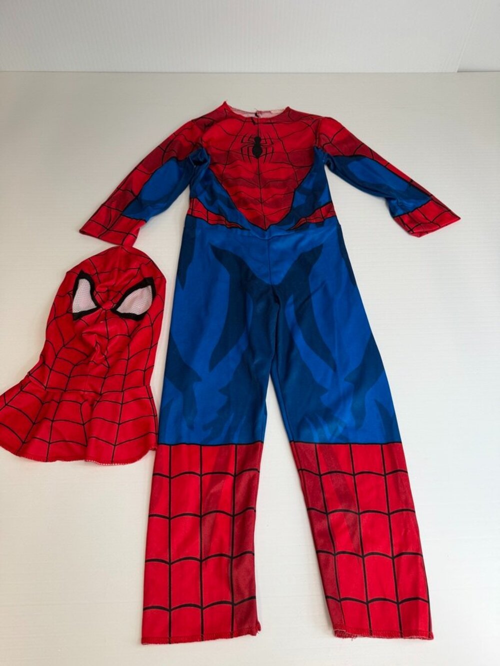 Spider Man Set Boy Small 4-6 Toddler Halloween Costume Mask Holiday Party Ex